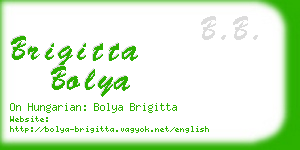 brigitta bolya business card